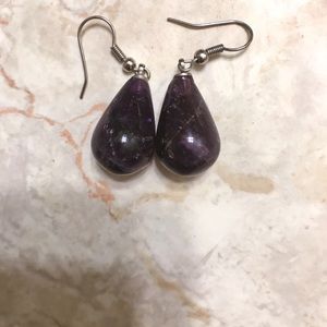 Amethyst earrings
